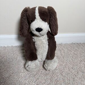 Jellycat Bashful Fudge Puppy Dog 12” Plush – Hard to Find / Collector Favorite